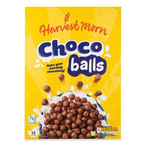 Harvest Morn Chocolate Flavoured Crispy Cereal Balls 375g