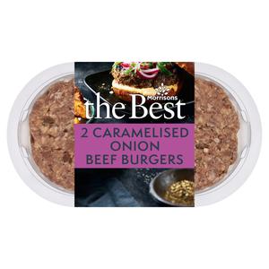 Morrisons The Best Caramelised Onion Burgers