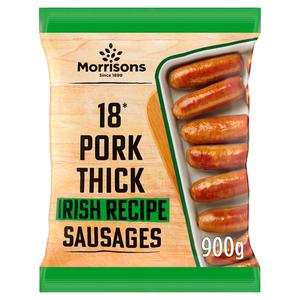 Morrisons Irish Thick Sausages