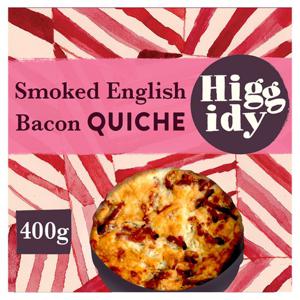 Higgidy Bacon & Cheddar Quiche 400G