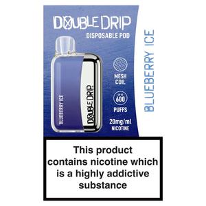 Double Drip Disposable Pod Blueberry Ice 20mg