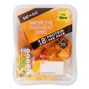 Eat & Go Tandoori Style Chicken Breast Chunks 80g