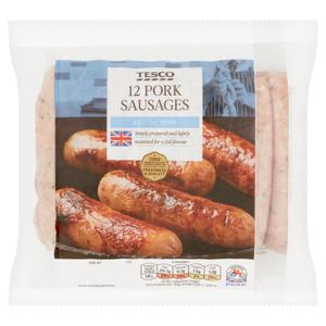 Butchers Choice 12 Pork Sausages 681G