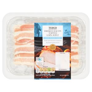 Tesco Smoked Bacon Topped Loin Joint 800G