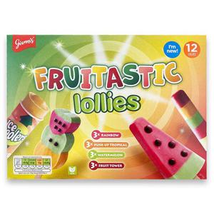 Giannis Fruitastic Ice Lollies 3x65g, 3x80g, 3x69g, 3x64g