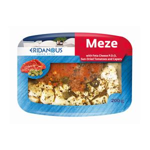 Eridanous Feta Meze with Sun-Dried Tomato & Capers