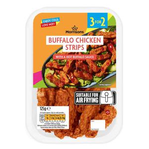 Morrisons Buffalo Chicken Strips With Buffalo Sauce