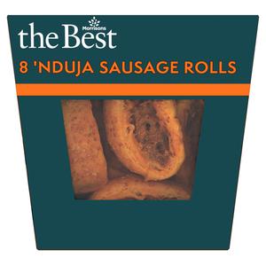 Morrisons The Best 8 'Nduja Sausage Rolls