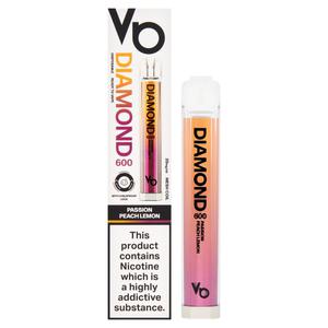 Vapes Bars Diamond Passion Peach Lemon 20mg