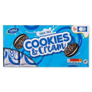 Belmont Cookies & Cream Biscuits Snack Pack 5x44g