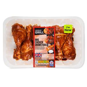 Ashfields Grill BBQ Chicken Drumsticks 800g