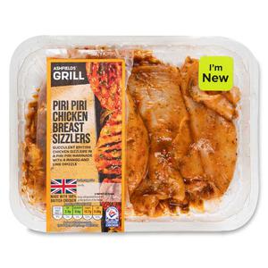 Ashfields Grill Piri Piri Chicken Breast Sizzlers 400g