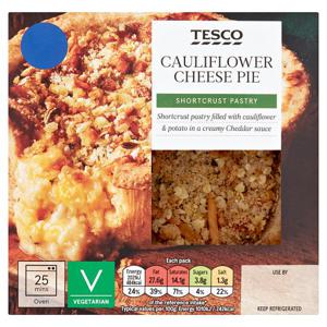 Tesco Cauliflower Cheese Pie 200G