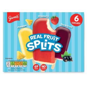 Giannis Real Fruit Splits 6x73ml