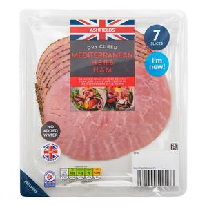 Ashfields Mediterranean Herb Ham 120g