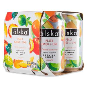 Alska Peach Mango & Lime Premium Cider 330ml