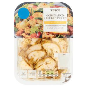 Tesco Coronation Chicken Pieces Pieces 180G