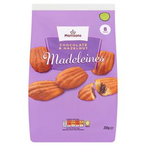 Morrisons Chocolate Hazelnut Filled Madeleines