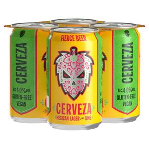 Fierce Beer Cerveza Mexican Lager With Lime 330ml