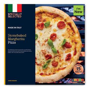 Specially Selected Stonebaked Margherita Pizza 425g