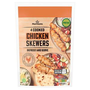 Morrisons Plain Chicken Skewers