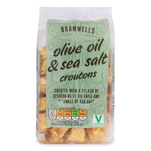 Bramwells Olive Oil & Sea Salt Croutons 100g