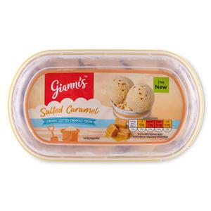 Giannis Salted Caramel Cornish Clotted Cream Ice Cream 950ml