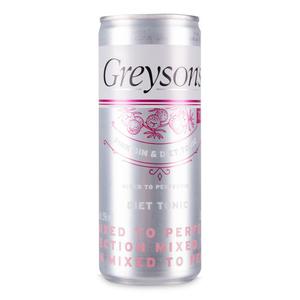 Greysons Pink Gin & Diet Tonic 250ml