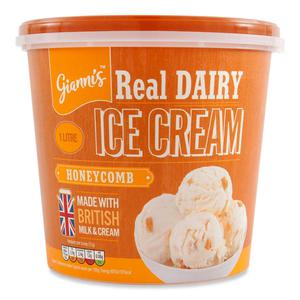 Giannis Real Dairy Honeycomb Ice Cream 1litre