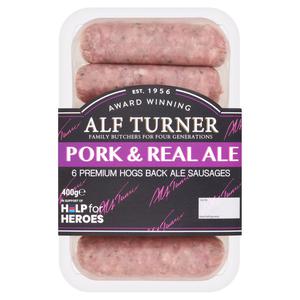 Alf Turner Pork & Real Ale Sausages