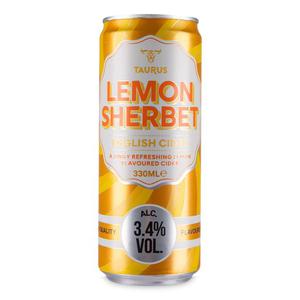 Taurus Lemon Sherbet Flavoured English Cider 330ml