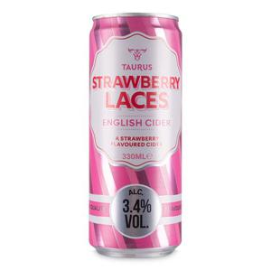 Taurus Strawberry Laces Flavoured English Cider 330ml