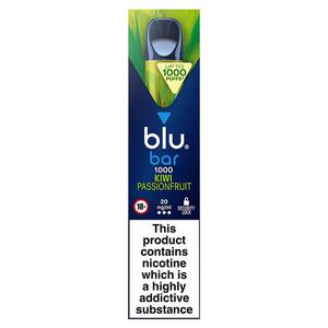 Blu Bar 1000 Kiwi Passionfruit 20mg