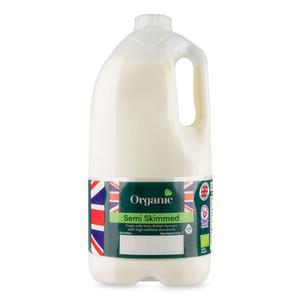 Cowbelle Organic Semi-skimmed Milk 4 Pints