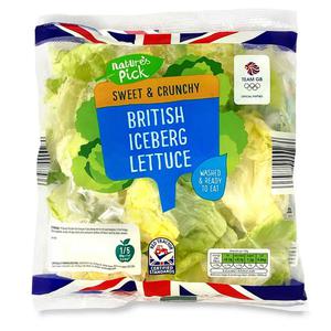 Natures Pick Chopped Iceberg Lettuce 200g