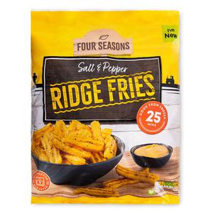 Four Seasons Salt & Pepper Ridge Fries 750g