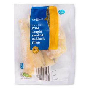 The Fishmonger Wild Caught Atlantic Smoked Haddock Fillets 400g