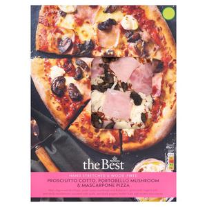 Morrisons The Best Prosciutto Cotto, Portobello Mushroom & Mascarpone Pizza