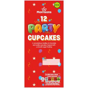 Morrisons 12 Party Cupcakes