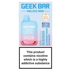 Geek Bar Meloso Mini Blueberry Sour Raspberry 20mg