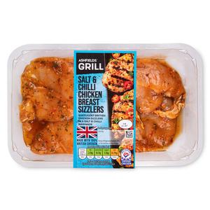 Ashfields Salt & Chilli Chicken Breast Sizzlers 600g