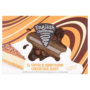 The English Cheesecake Company English Cheesecake Company Toffee & Honeycomb Cheesecake Slices