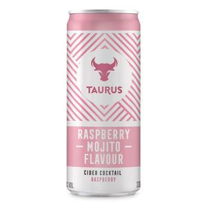 Taurus Raspberry Cider Cocktail 330ml