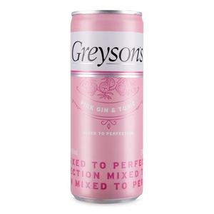 Greysons Pink Gin & Tonic 250ml