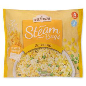 Four Seasons Rice Steam Bags Egg Fried 4x160g