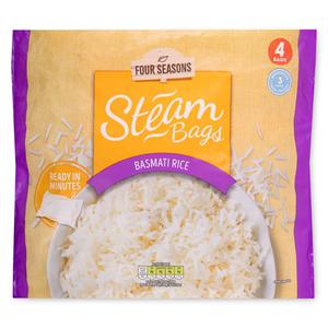 Four Seasons Basmati Rice Steam Bags 4x160g