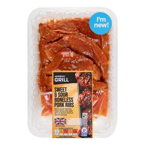 Ashfields Sweet & Sour Boneless Pork Ribs 400g