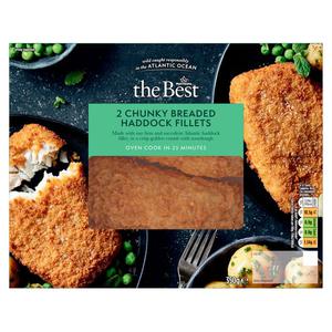 Morrisons The Best Breaded Chunky Haddock Fillets