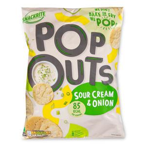 Snackrite Sour Cream Flavour Popouts 100g