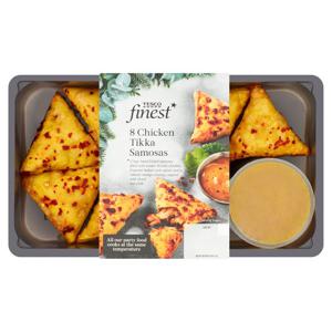 Tesco Finest 8 Chicken Tikka Samosa 230G